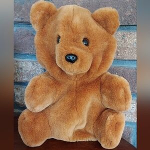 Brown Bear Plush Hand Puppet 10 Inches